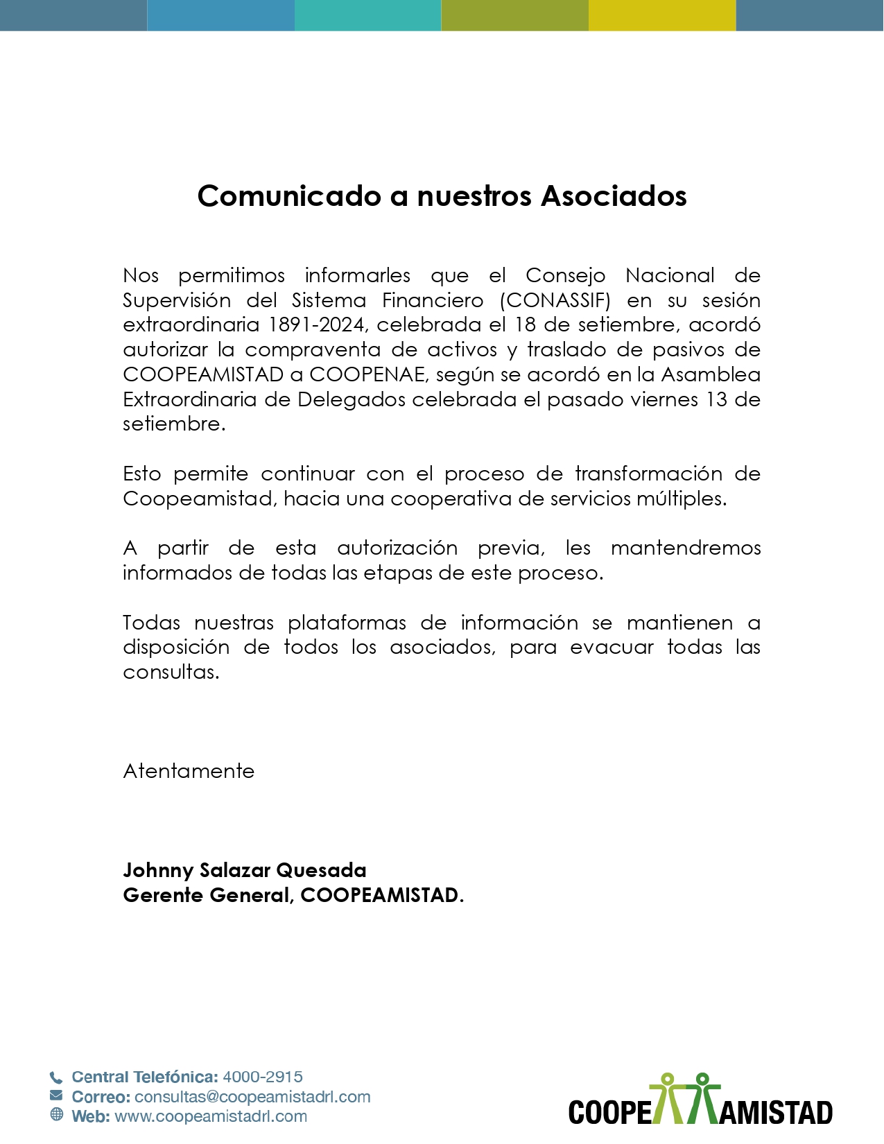 COMUNICADO 13