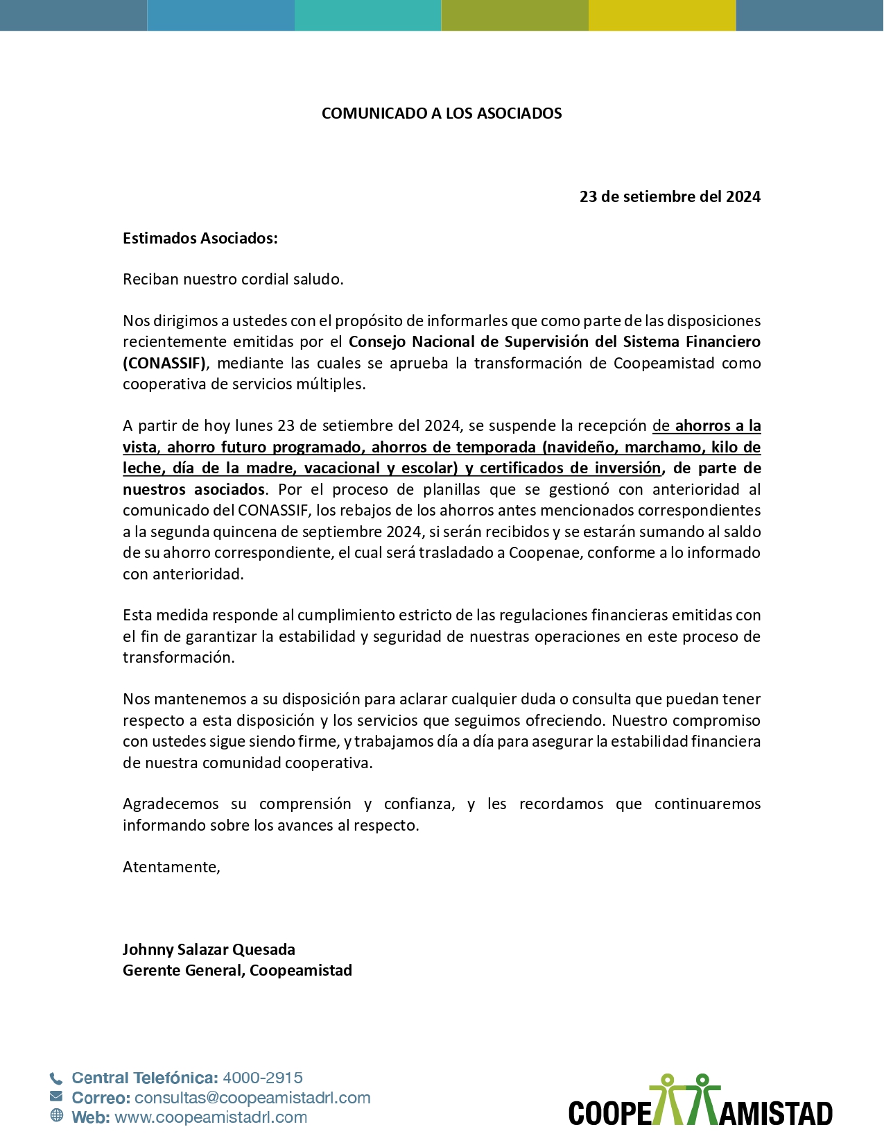 COMUNICADO 14