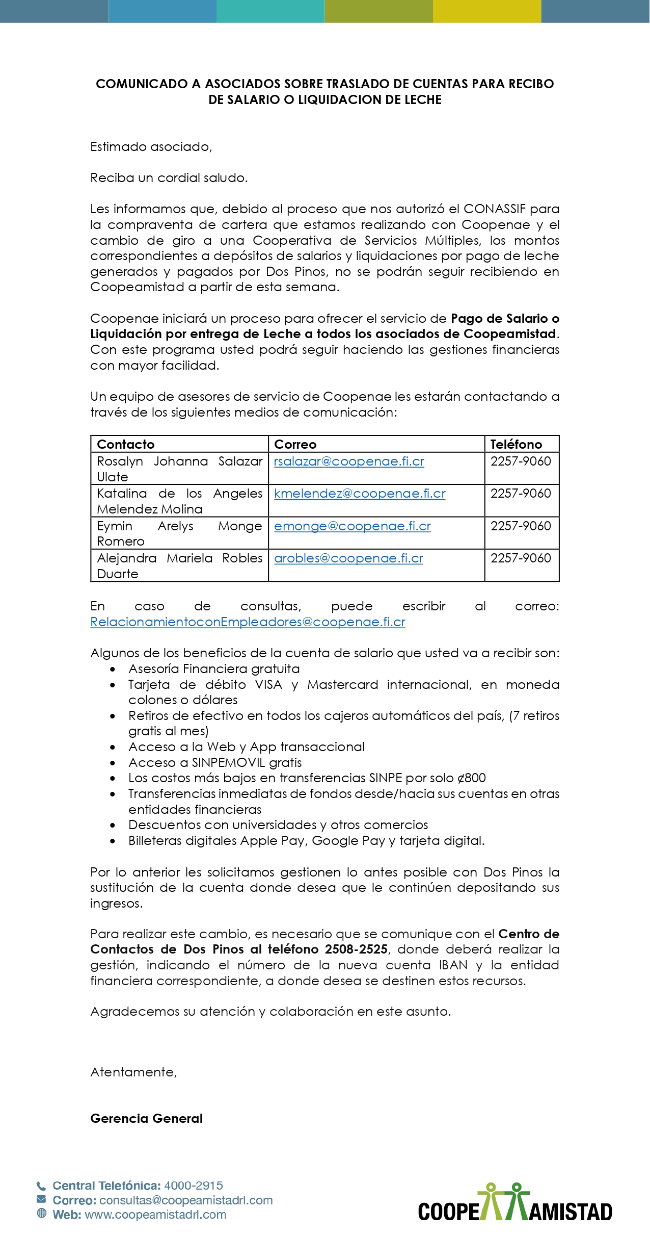 COMUNICADO 21