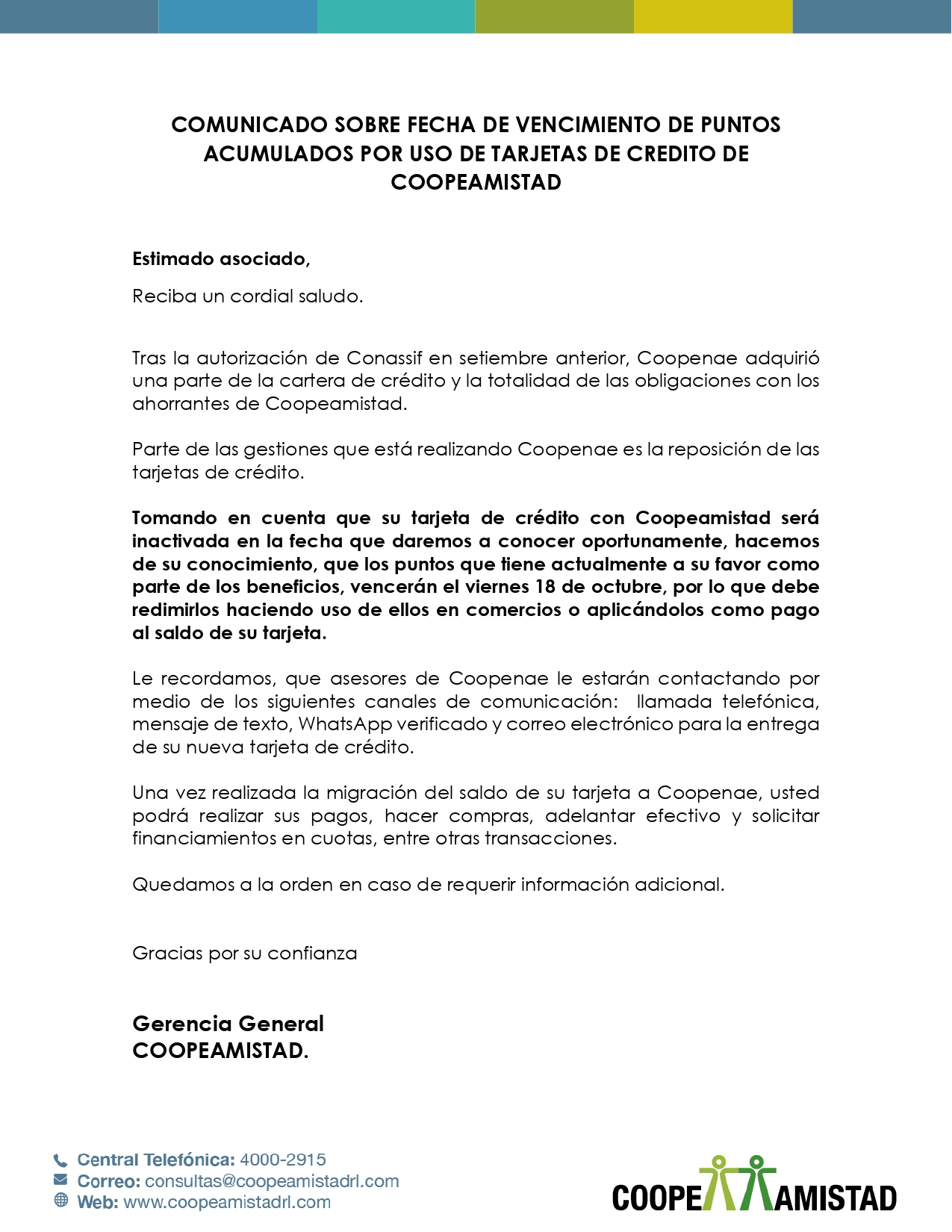 COMUNICADO 25