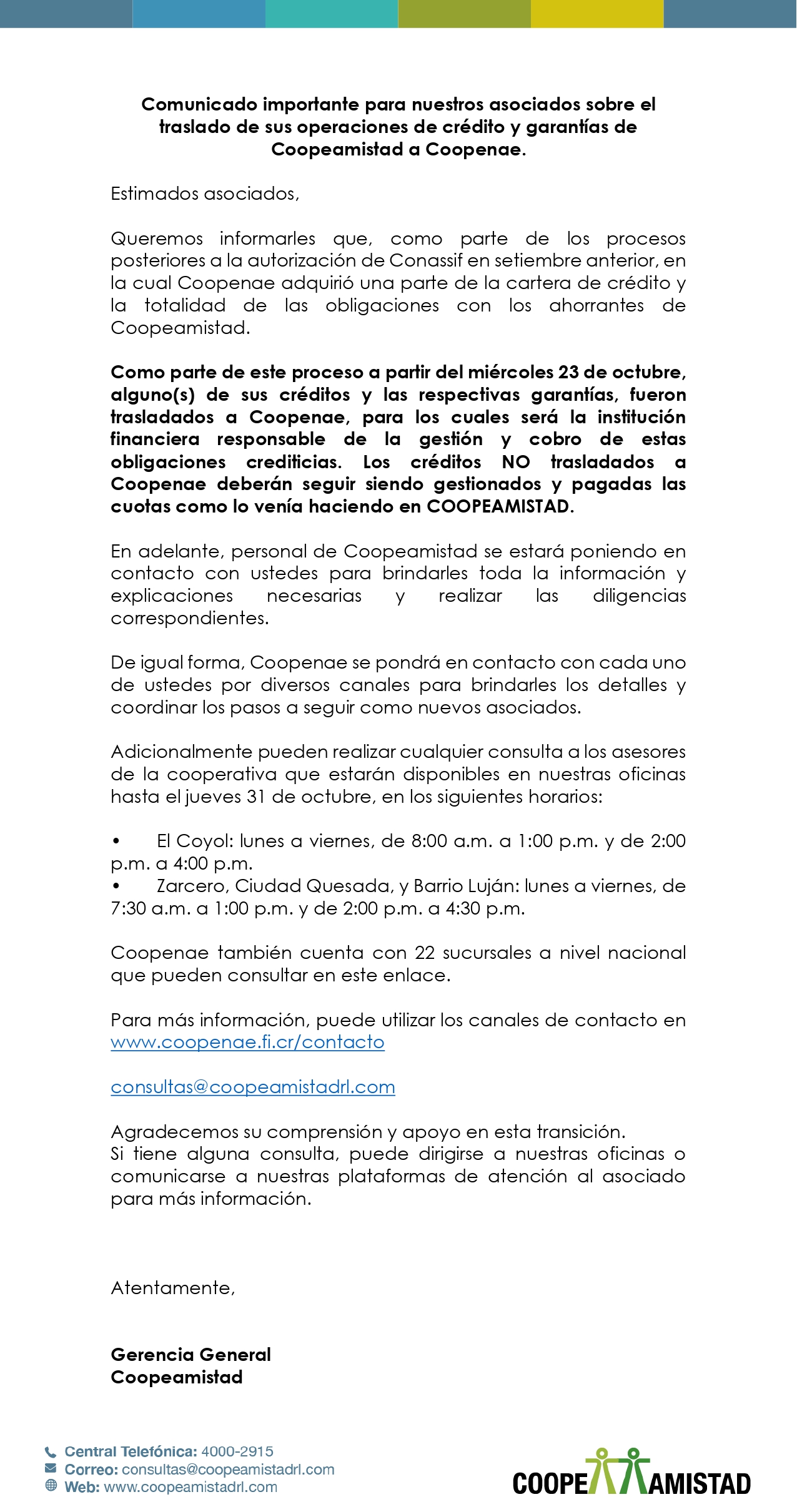 COMUNICADO 36