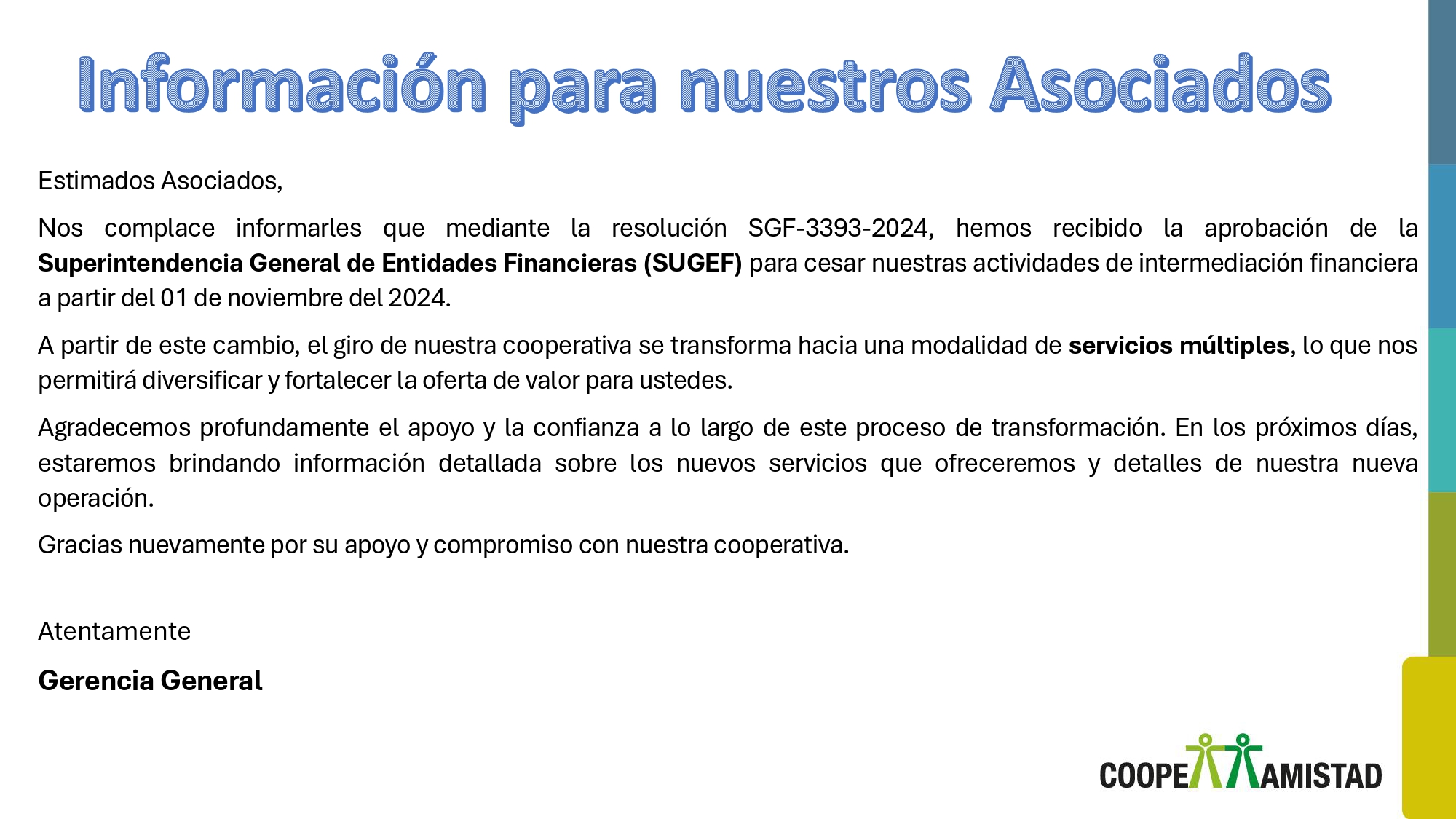 COMUNICADO 38