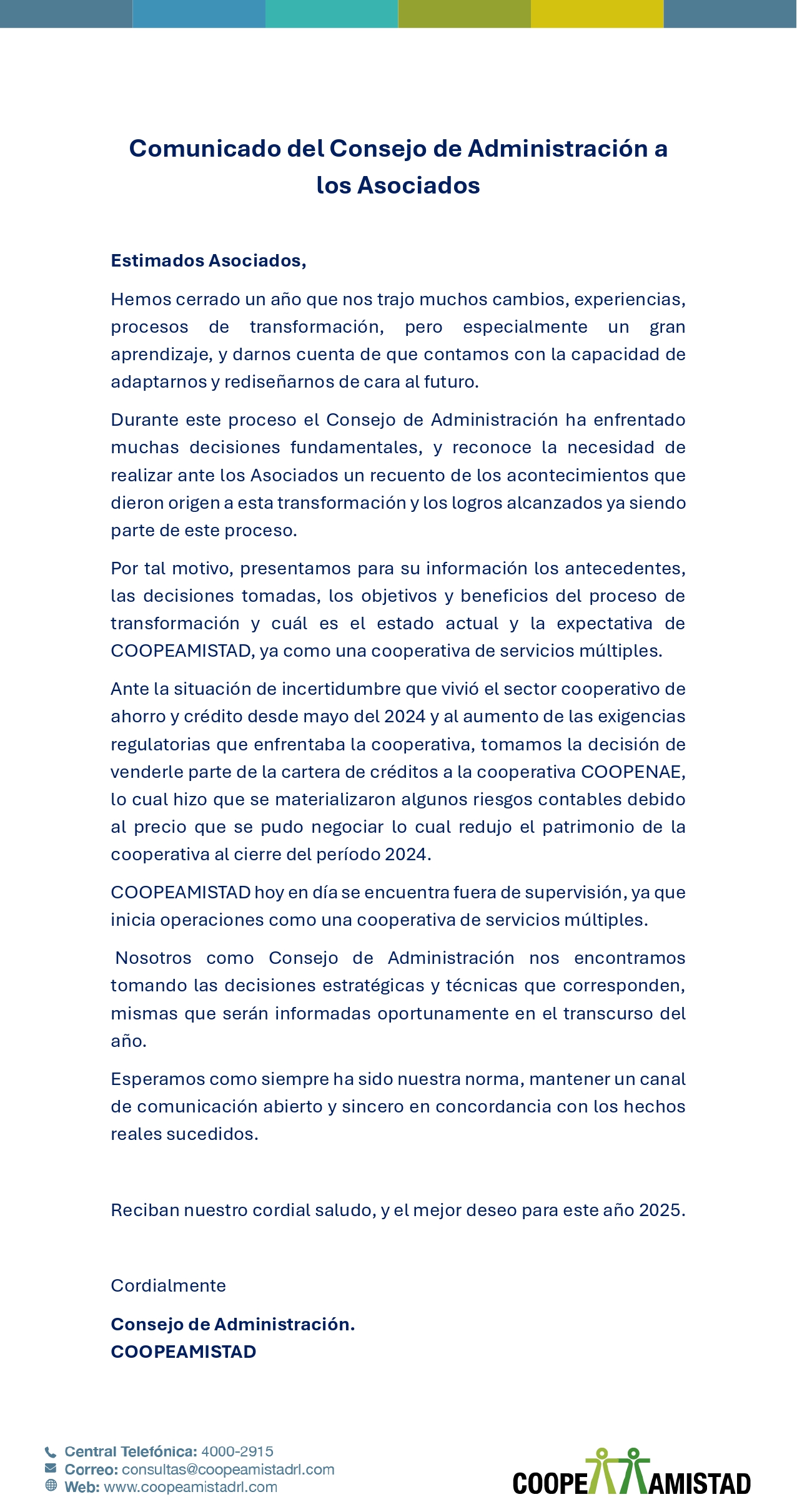 COMUNICADO 41