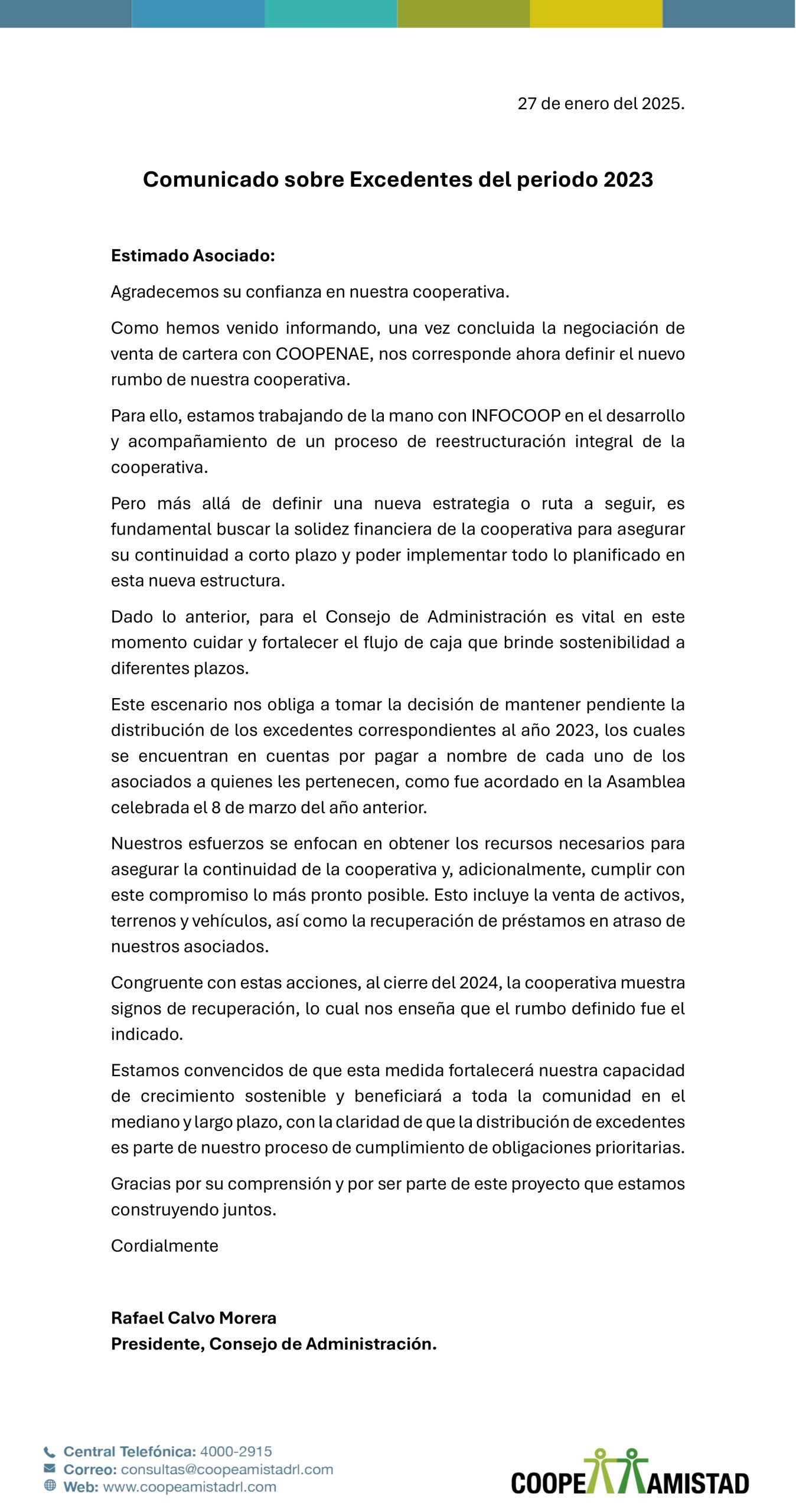 COMUNICADO 42
