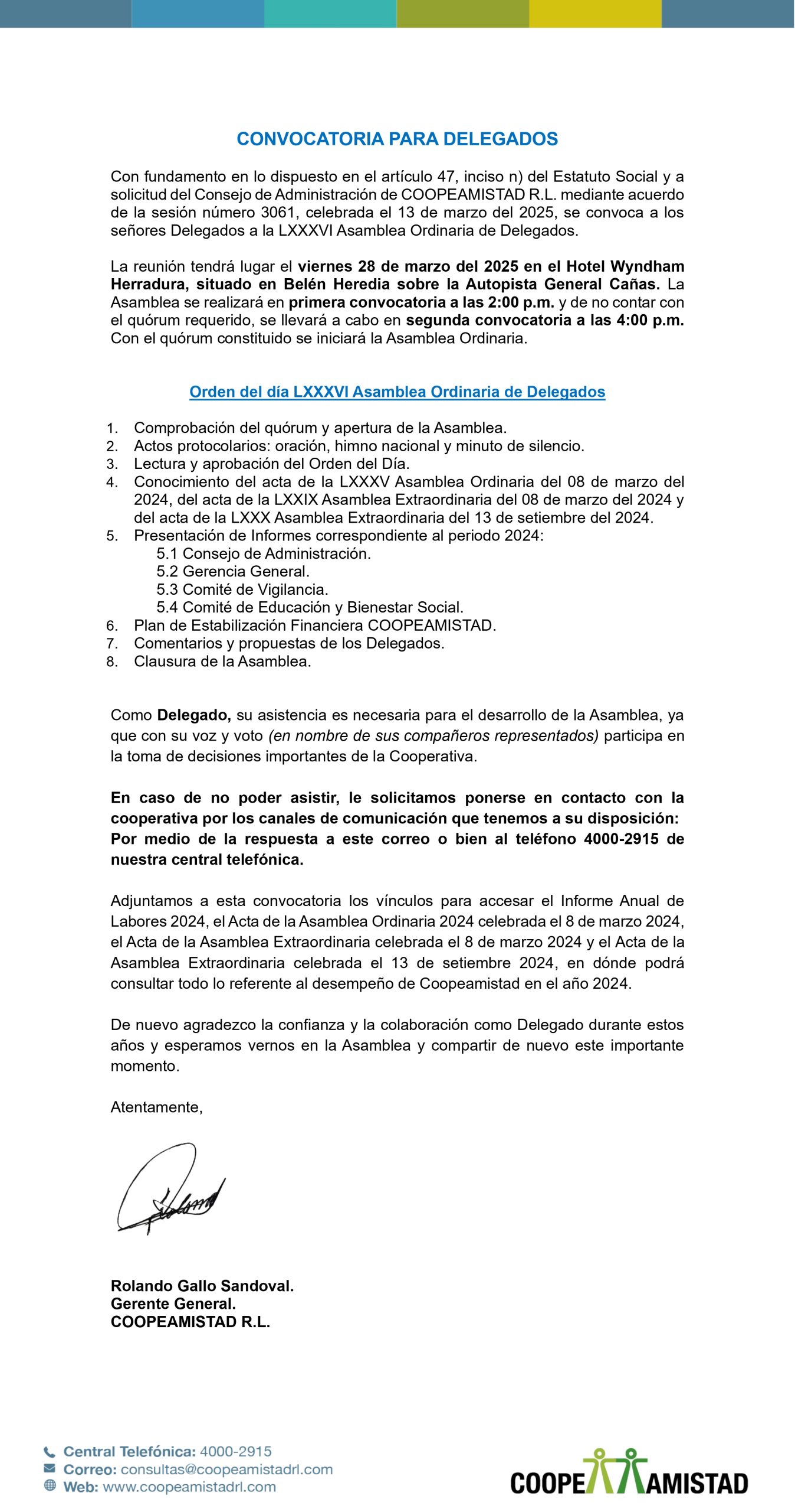 COMUNICADO 43