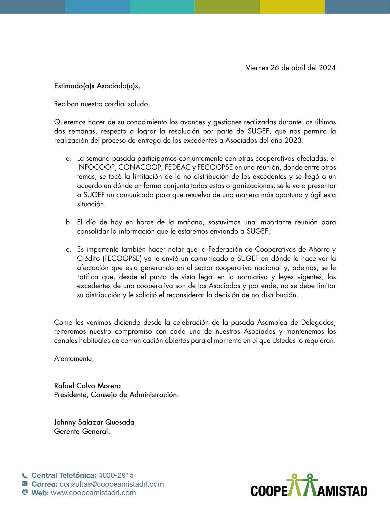 COMUNICADO 6