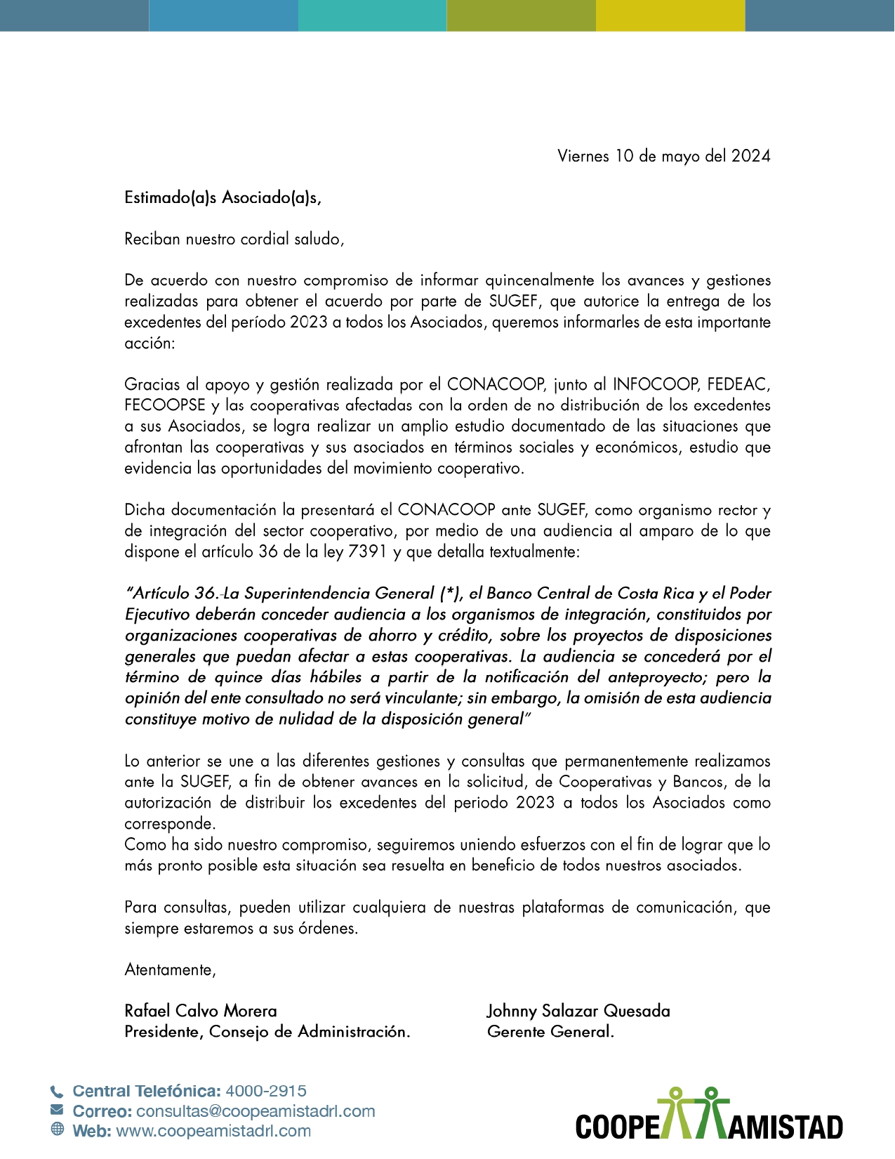 COMUNICADO 7
